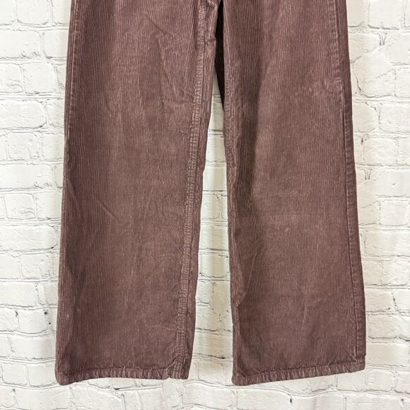 BDG Urban Outfitters High and Wide Corduroy Pants Brown Womens Size 24 Cotton - Picture 7 of 12
